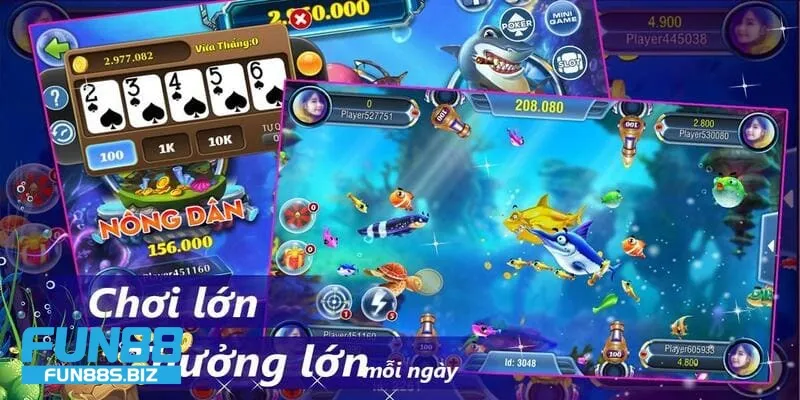 Chơi mượt mà bắn cá 5 sao trực tuyến trên mọi thiết bị