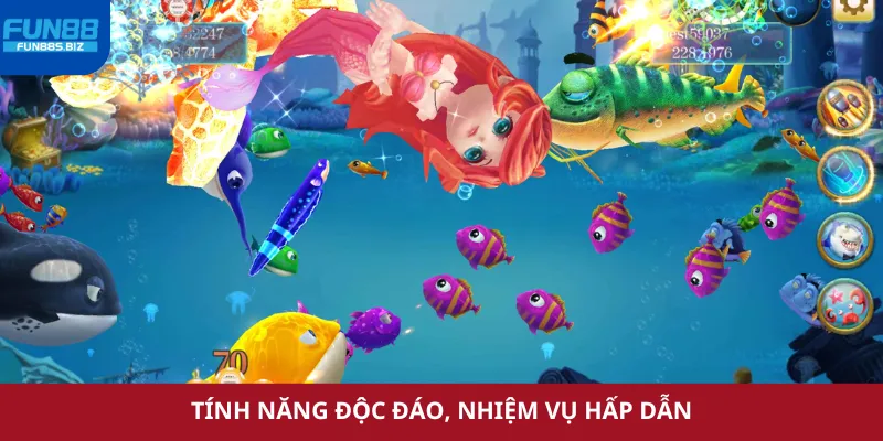 Game có nhiều tính năng độc đáo, nhiệm vụ hấp dẫn